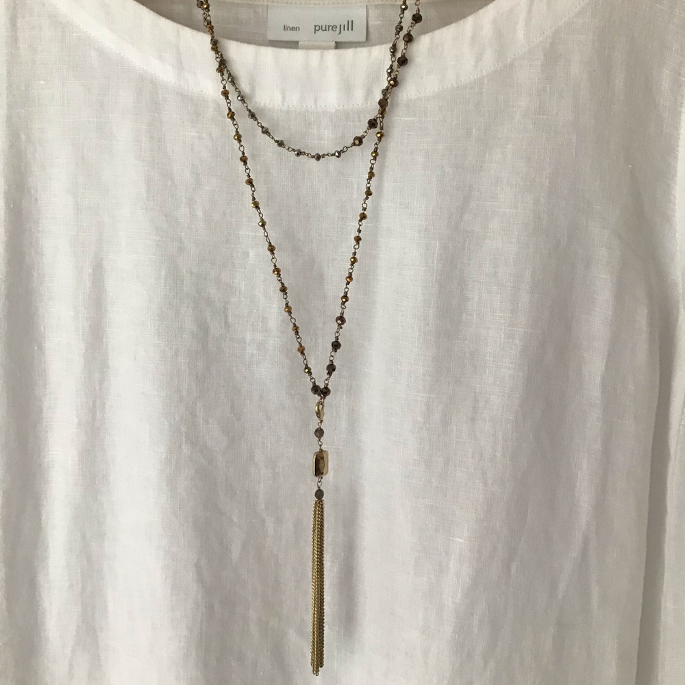 Stella & Dot Gitane Layering Tassel Necklace